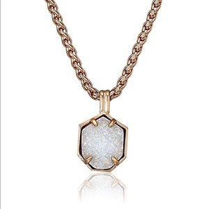Kendra Scott Jewelry - Kendra Scott rose gold druzy necklace Kendra Scott Jewelry - Kendra Scott rose gold druzy necklace